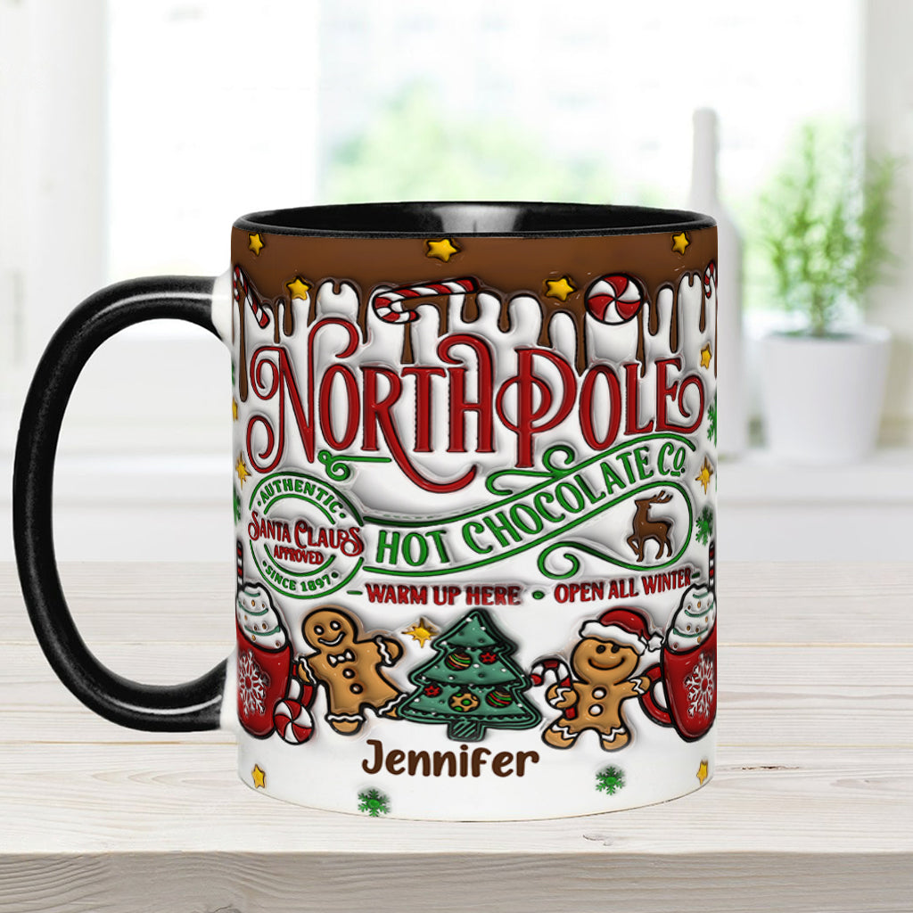 Heiße Schokolade vom Nordpol - Personalisierter Weihnachtsbecher