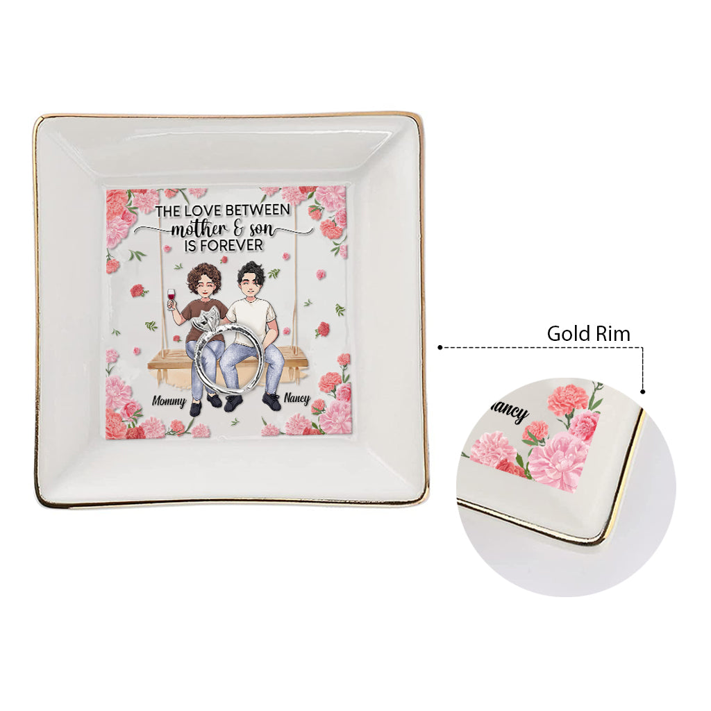 Mother And Daughter - Gift for mom, daughter, son - Personalized Jewelry Dish