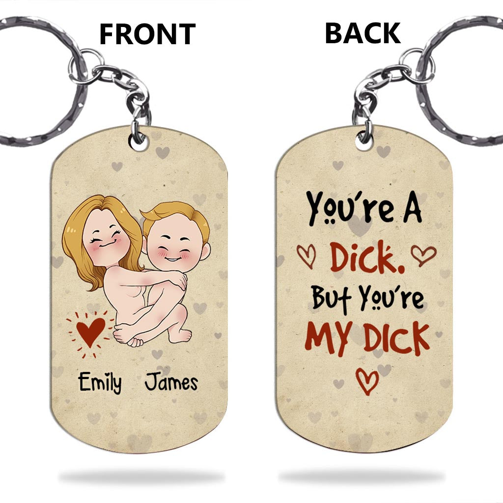 I Hope Your Day Is Nice As My Your Butt - Personalized Couple Stainless Steel Keychain