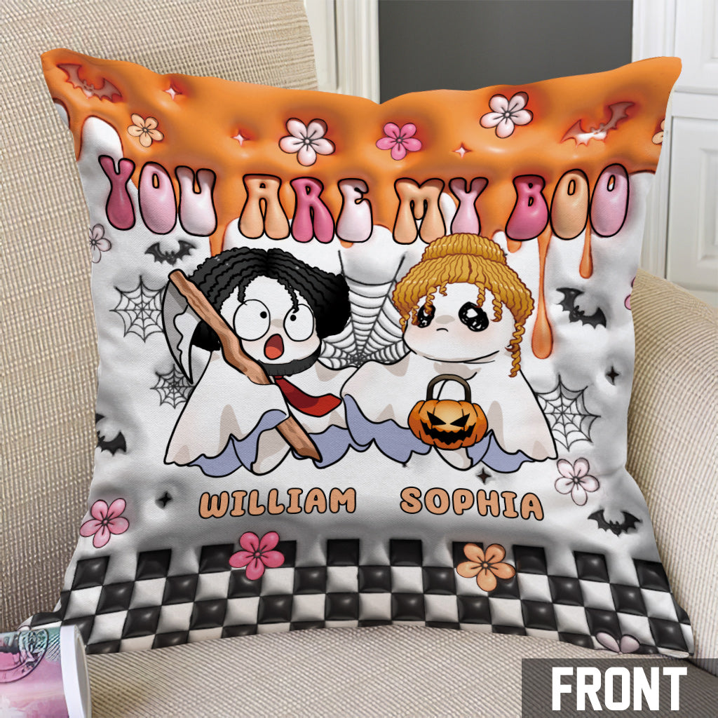 You Are My Boo - Personalized Couple Throw Pillow
