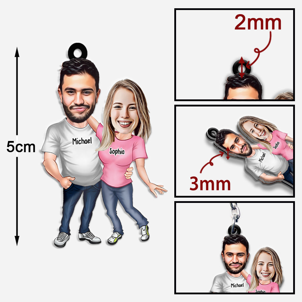 I'm Your No Return Or Refund - Personalized Couple Keychain