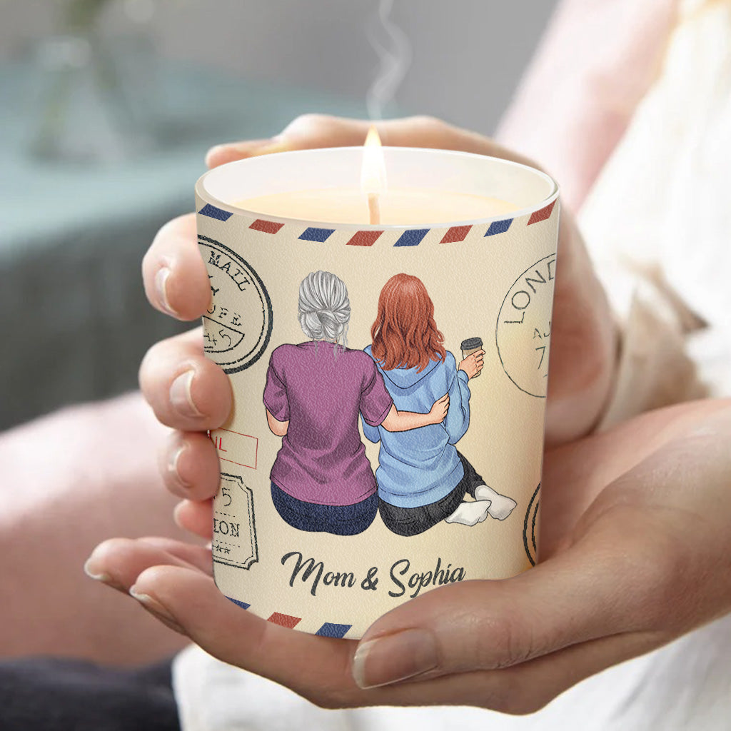 You Are My Sunshine - Personalized Mother's Day Mother Candle With Wooden Lid