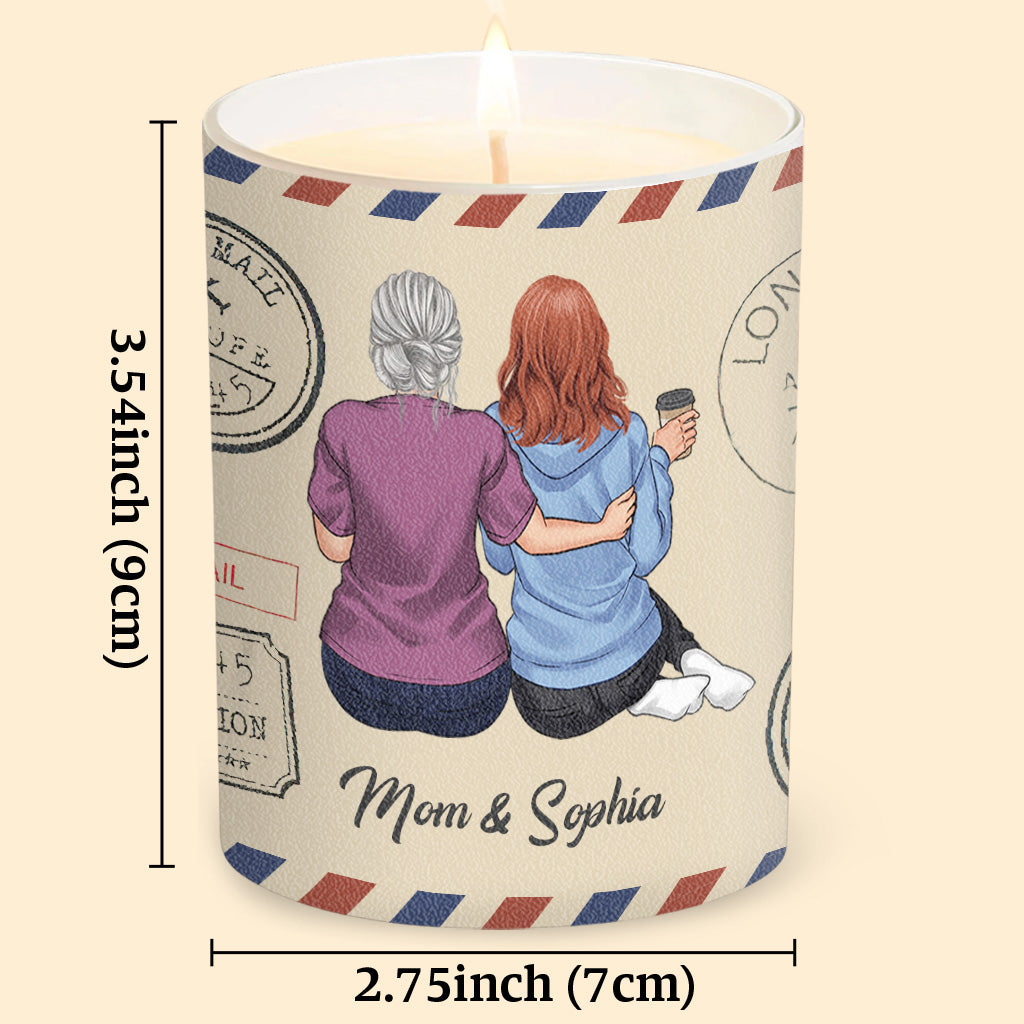 You Are My Sunshine - Personalized Mother's Day Mother Candle With Wooden Lid