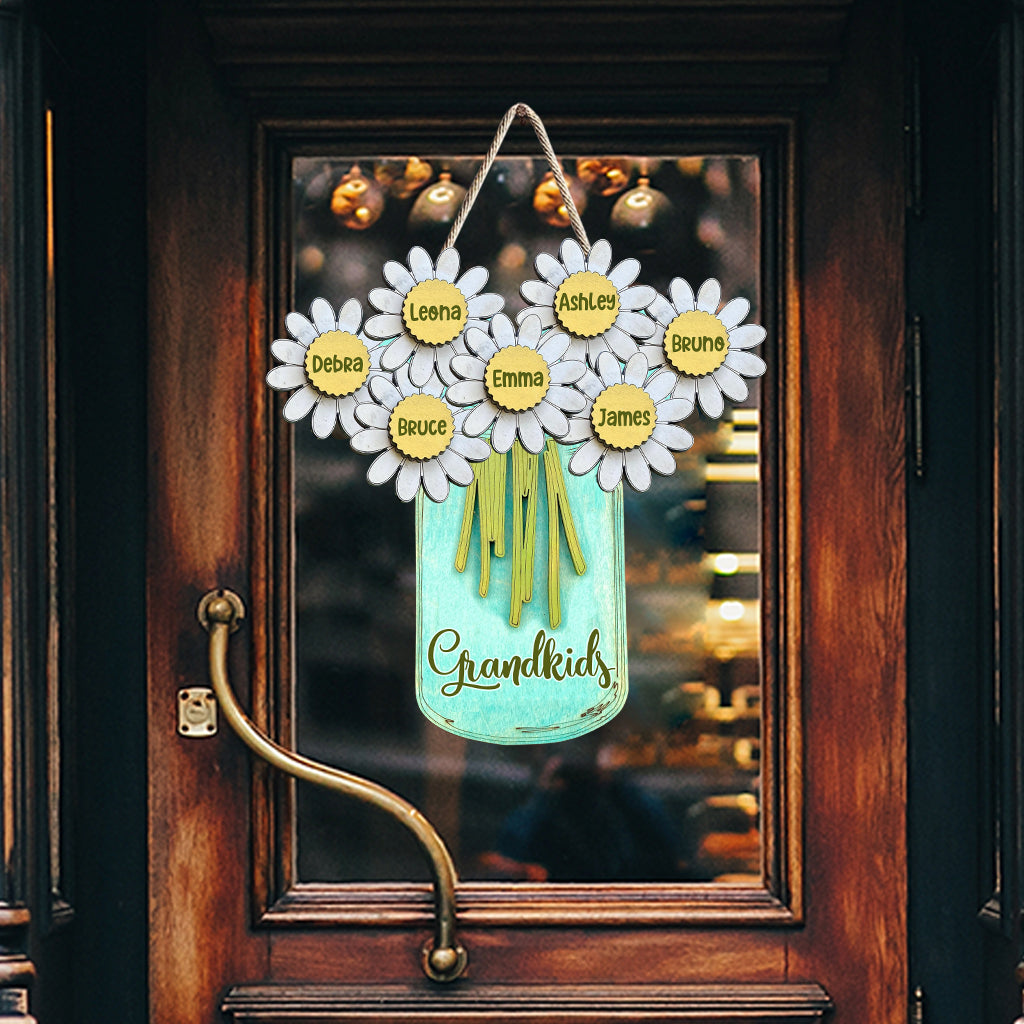 Grandma's Garden - Personalized Grandma Wood Sign