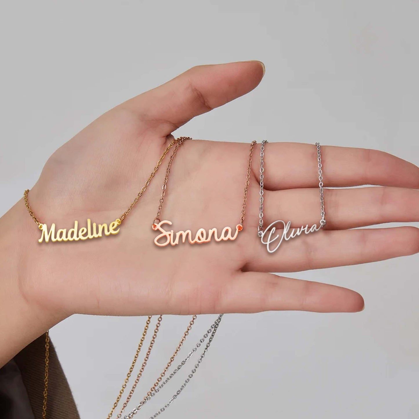 Collier personnalisé avec le nom de votre sœur