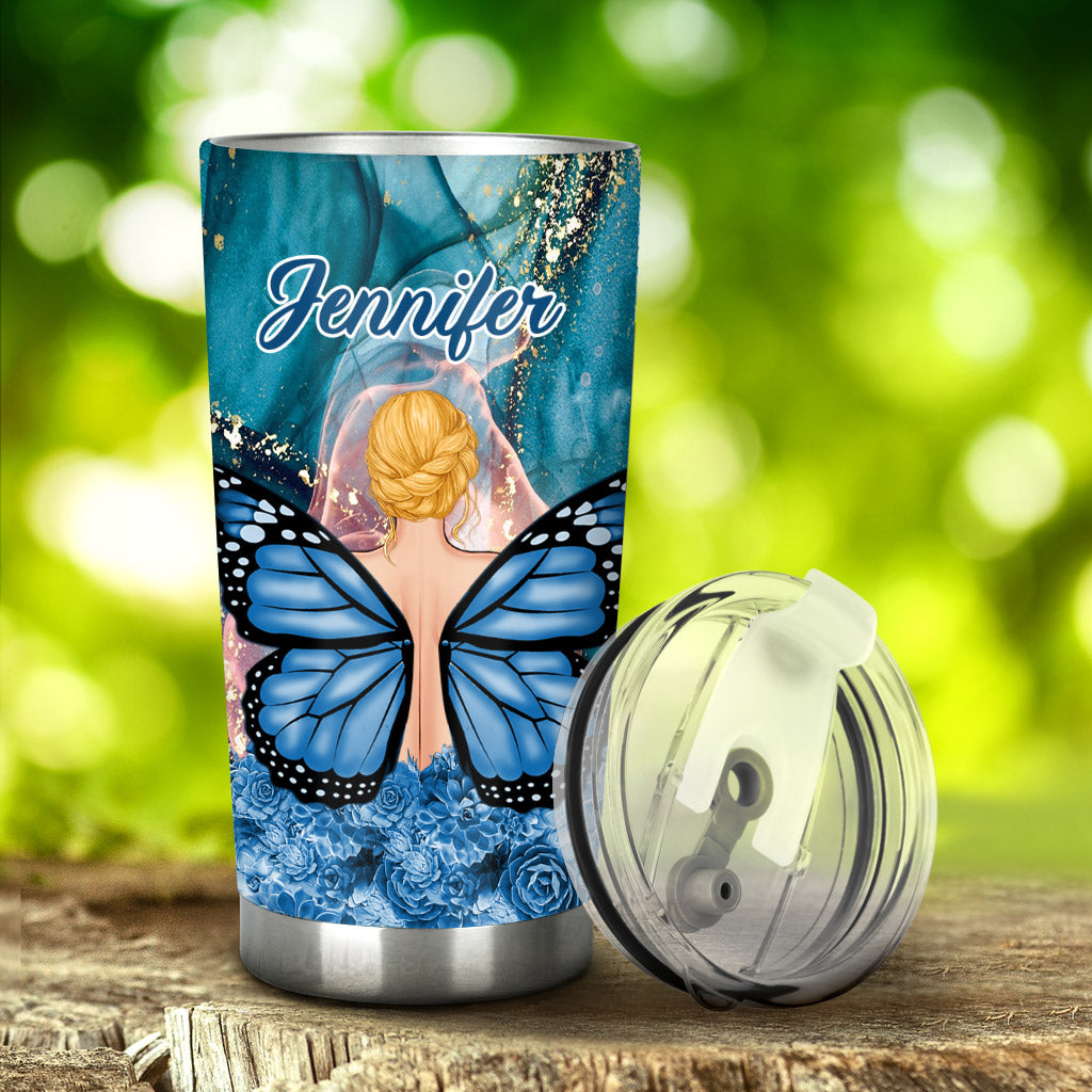 Dreamy Girl - Personalisierter Schmetterlingsbecher