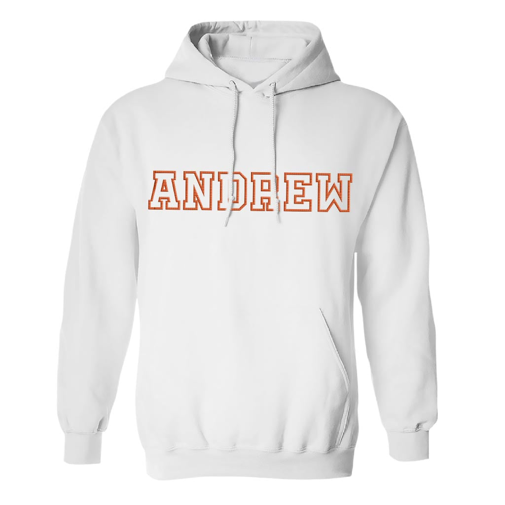 Sweat à capuche brodé personnalisé avec nom - Oncle