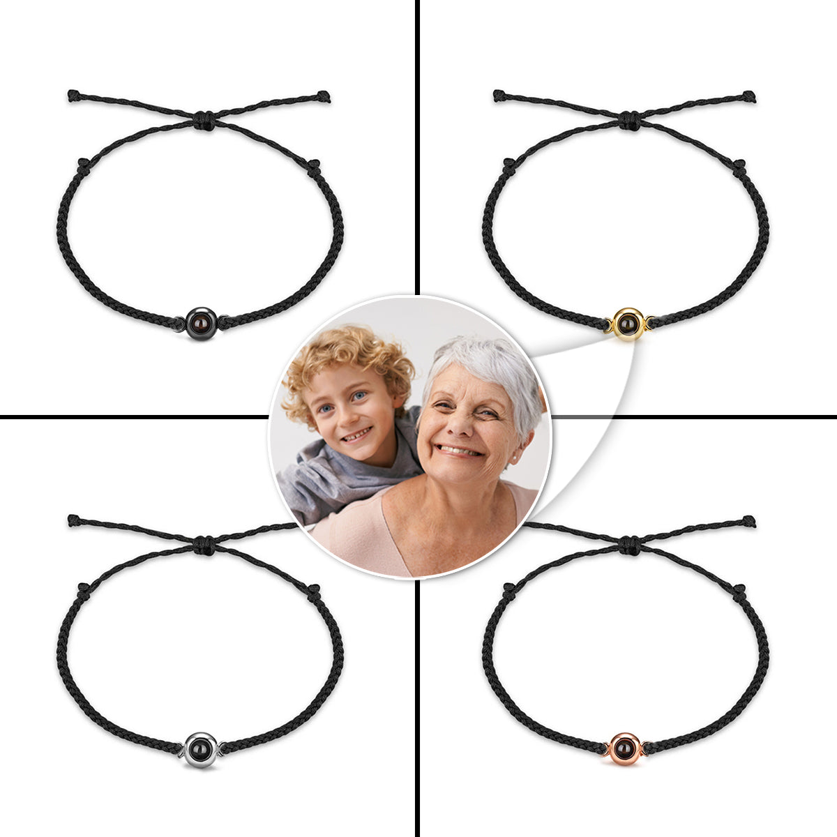 Liebling - Personalisiertes Enkel-Projektionsarmband