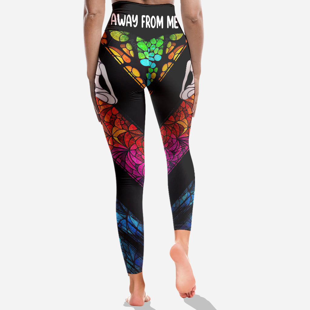 Namasté loin de moi - Leggings de yoga personnalisés