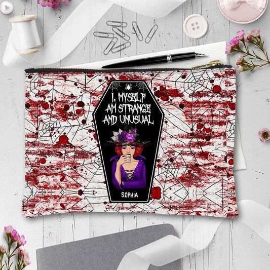 I Myself Am Strange and Unusual - Personalized Witch Pouch