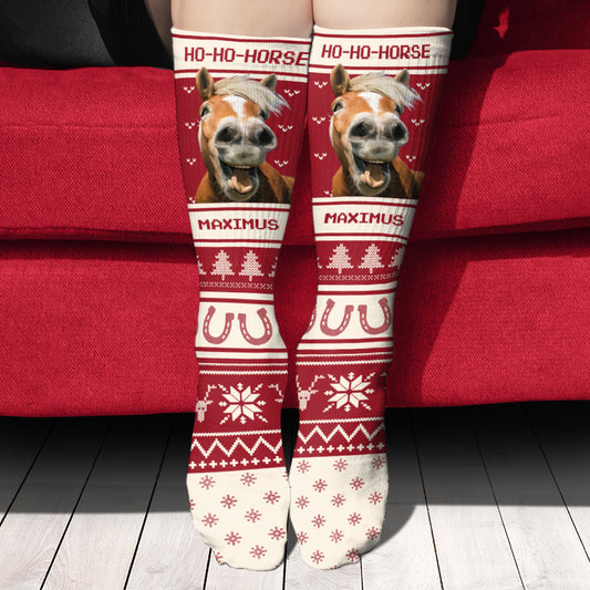 Ho Ho Horse - Personalized Horse Socks
