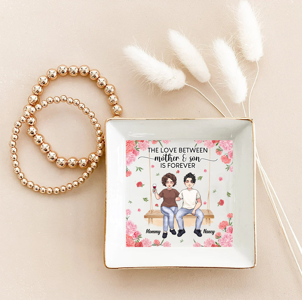 Mother And Daughter - Gift for mom, daughter, son - Personalized Jewelry Dish