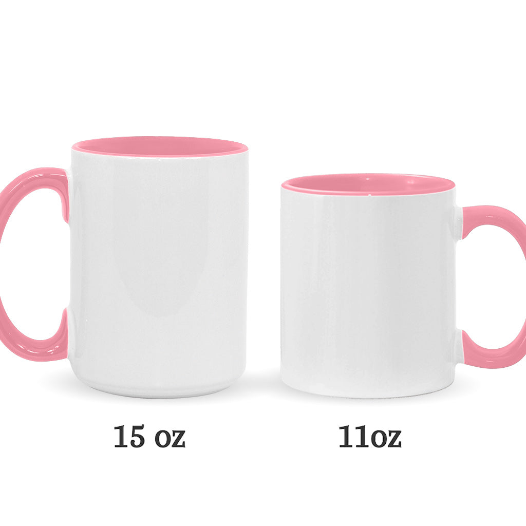 Dog Mom Cat Mom Inflated - Gift for dog lovers, cat lover - Personalized Accent Mug