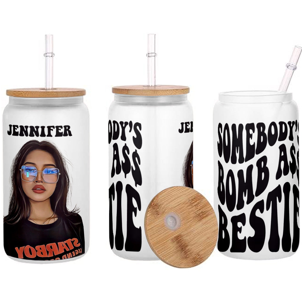 « La meilleure amie de quelqu'un » - Verre à canette personnalisé pour meilleure amie