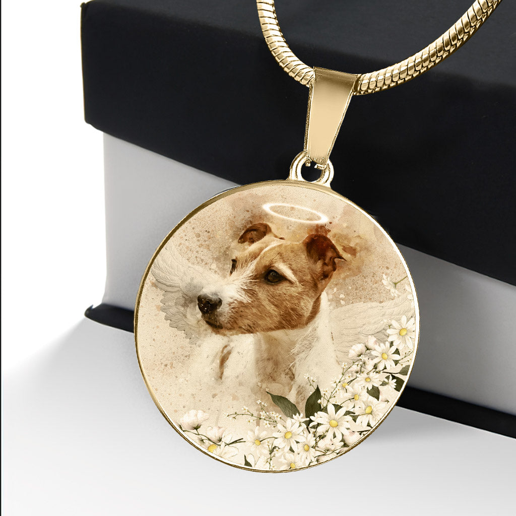 Quand demain commence sans moi - Pendentif rond personnalisé - Cadeau pour les amoureux des chiens et des chats ayant perdu un animal de compagnie