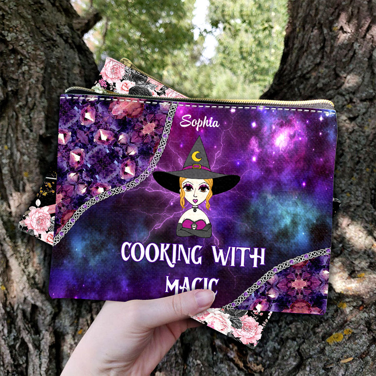 Cooking With Magic - Personalized Witch Pouch