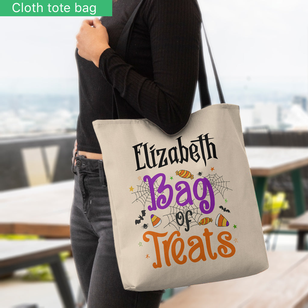 Bag Of Treats - Personalized Kid Tote Bag