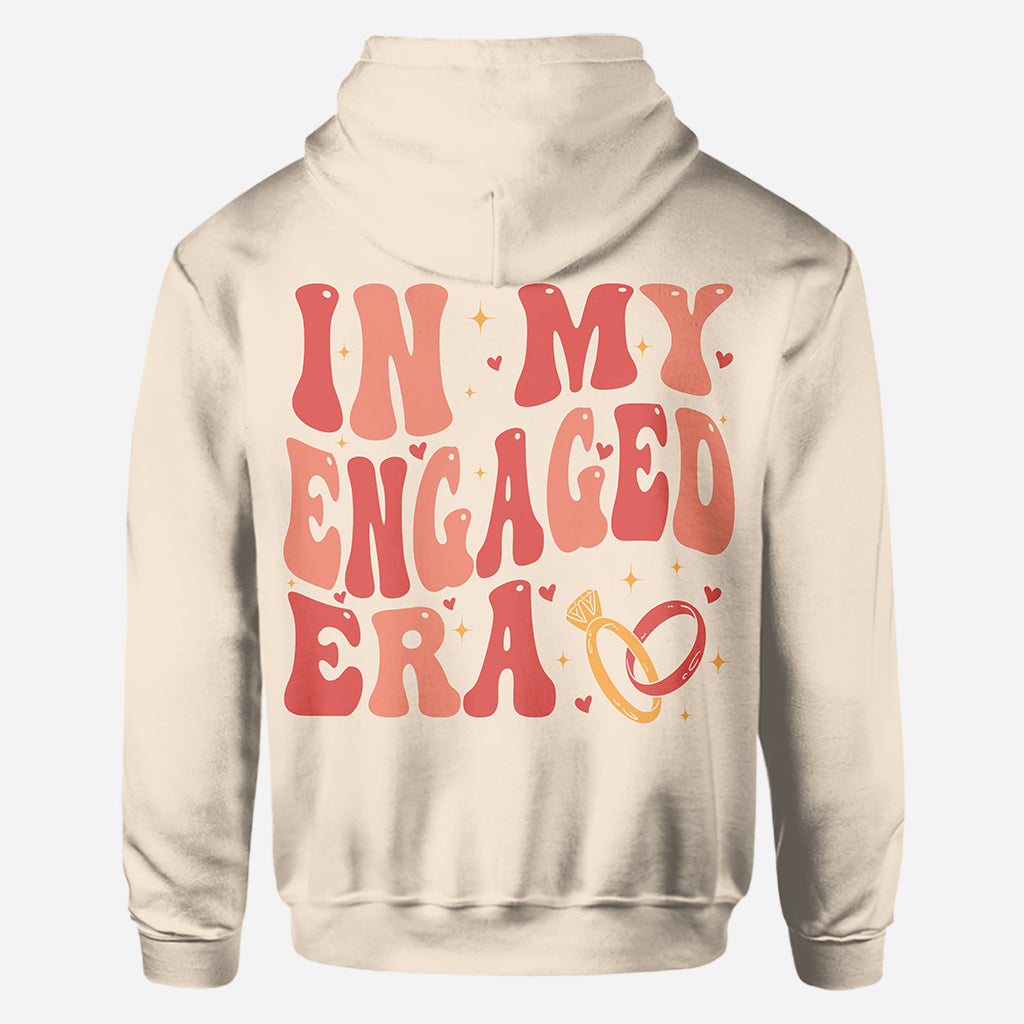 À l'époque de mes fiançailles - cadeau de mariage pour la mariée - T-shirt personnalisé intégralement