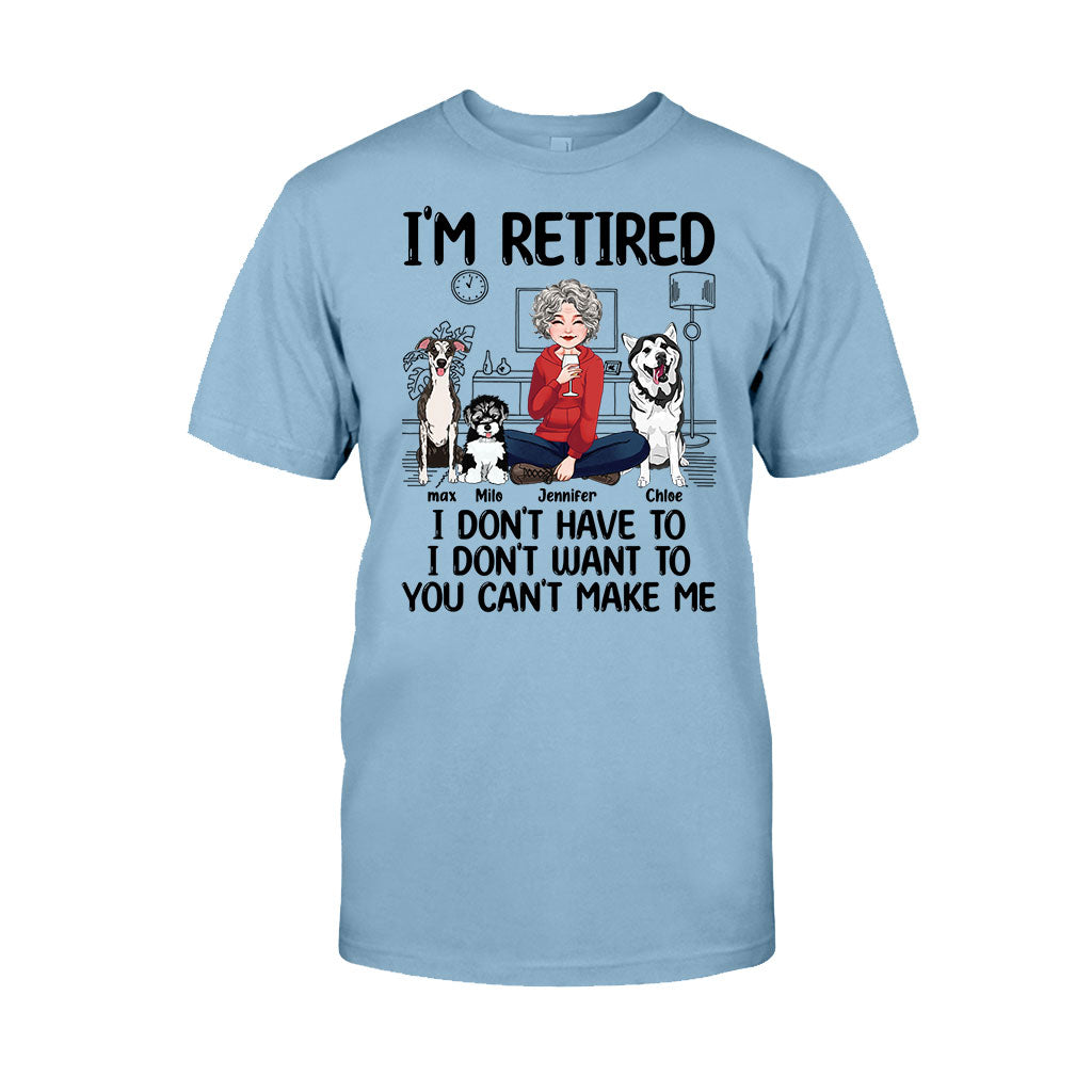 Ich bin im Ruhestand – Personalisiertes Rentner-T-Shirt & Hoodie