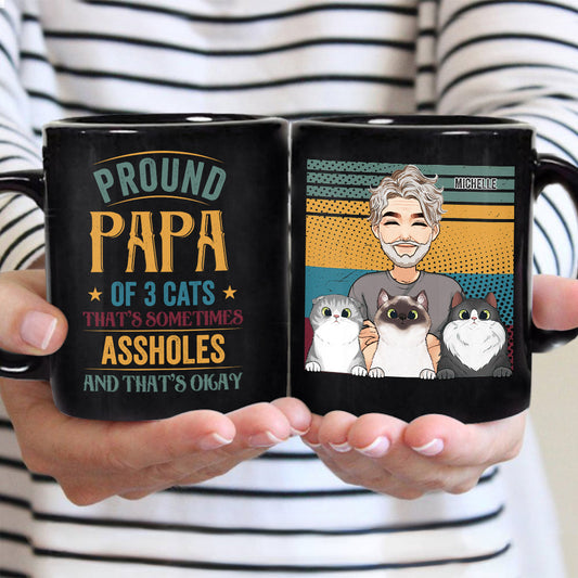 Pround Dad - Personalized Father's Day Father Mug