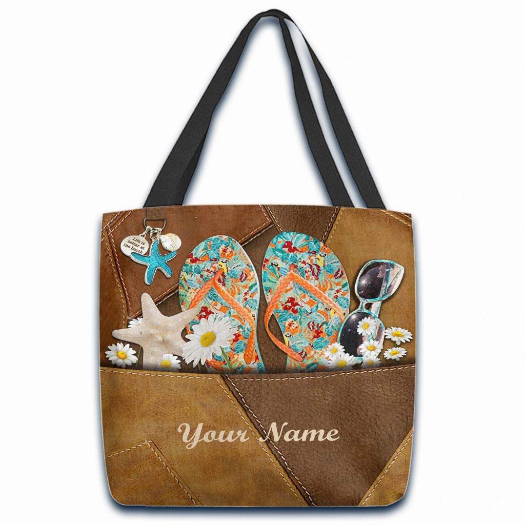Salty Lil' Beach - Sea Lover Personalized Tote Bag
