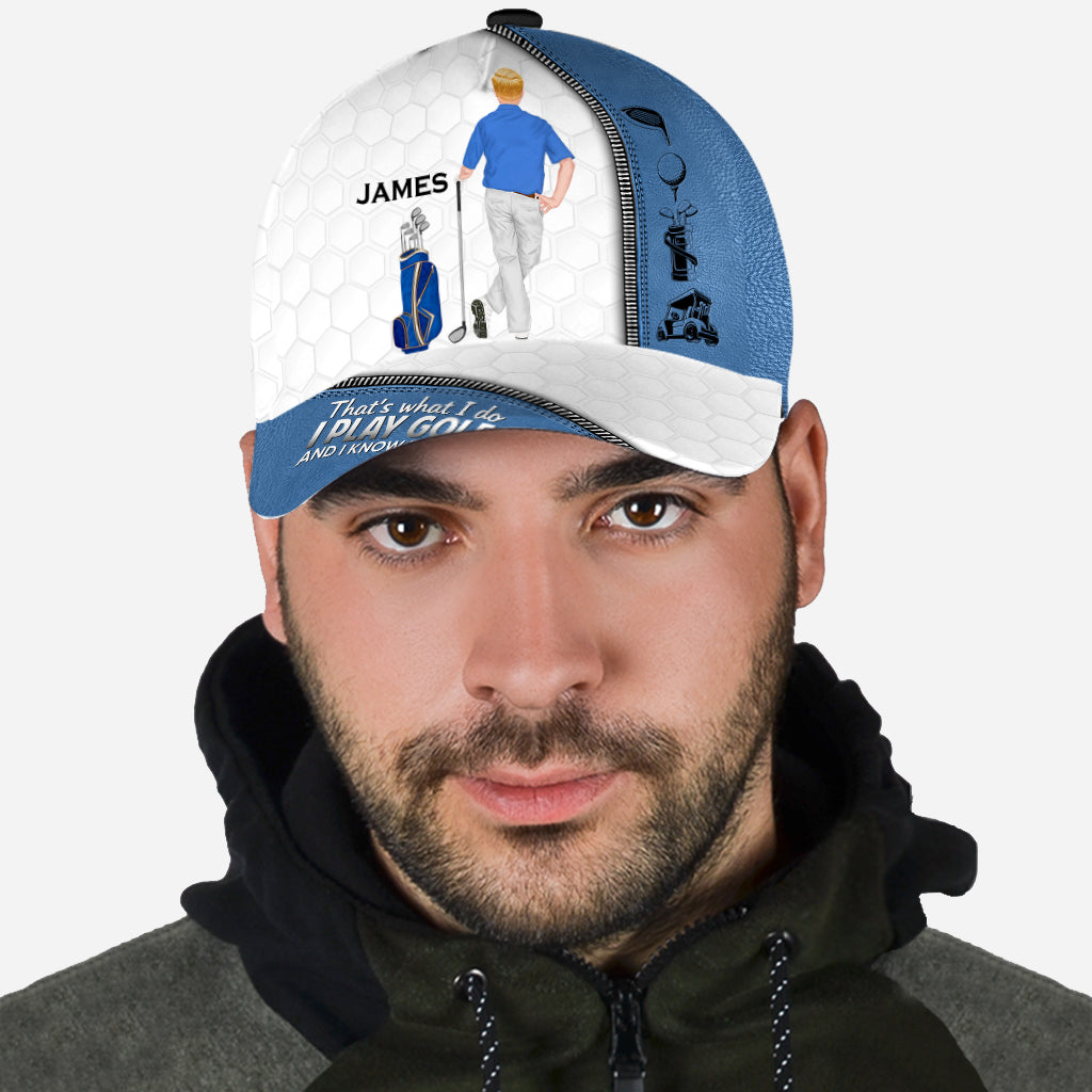 Der Golfplatz ruft und ich muss gehen – personalisierte Golf Classic Cap