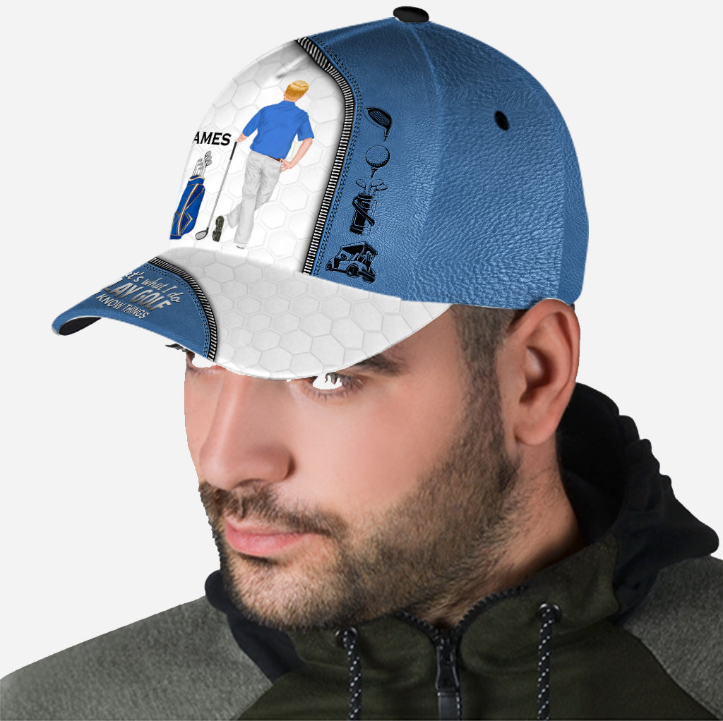 Der Golfplatz ruft und ich muss gehen – personalisierte Golf Classic Cap