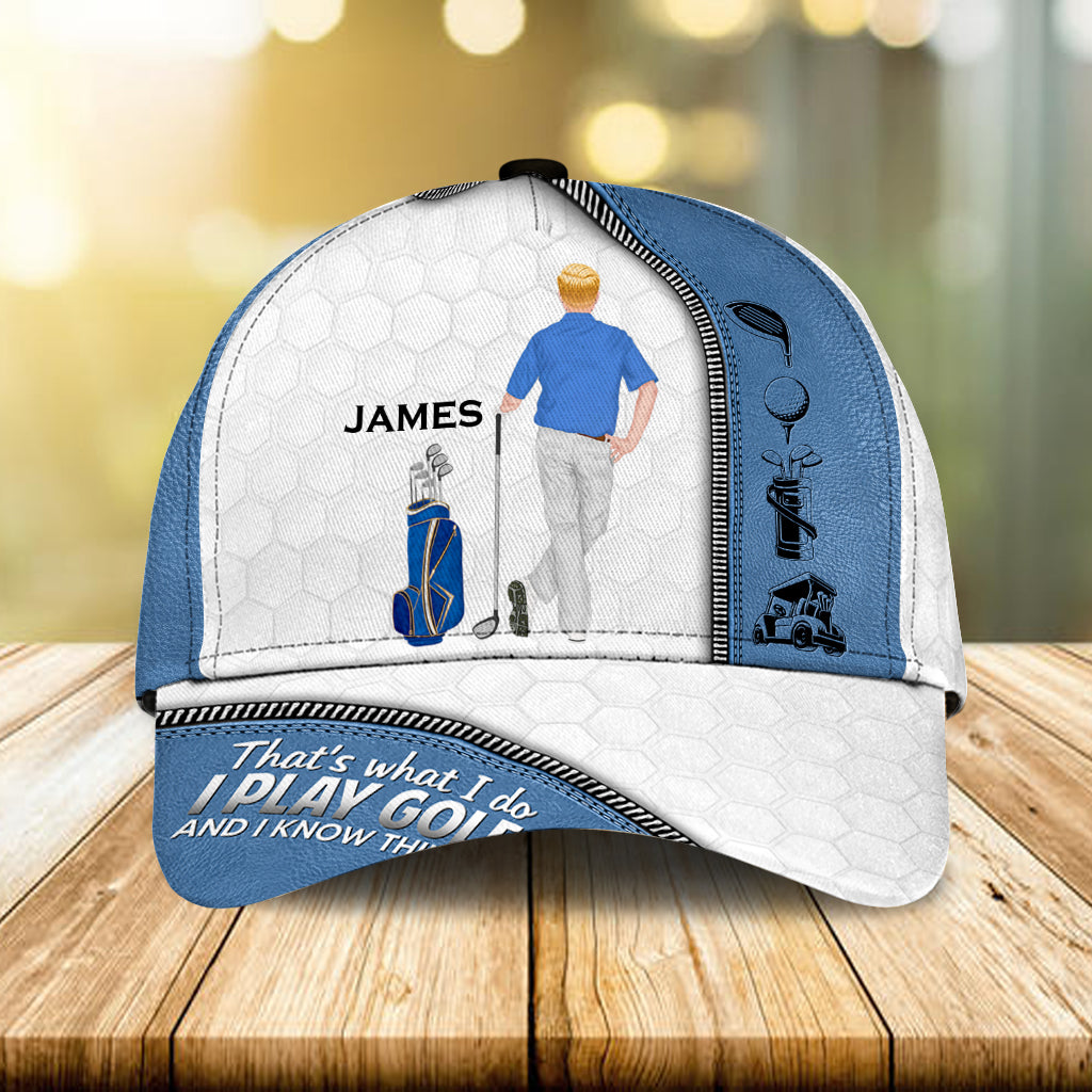 Der Golfplatz ruft und ich muss gehen – personalisierte Golf Classic Cap