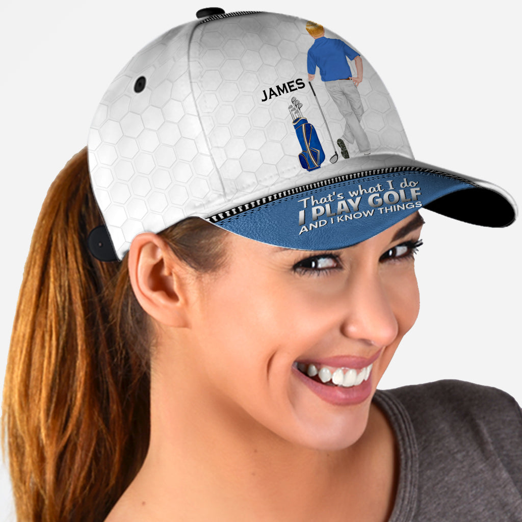 Der Golfplatz ruft und ich muss gehen – personalisierte Golf Classic Cap
