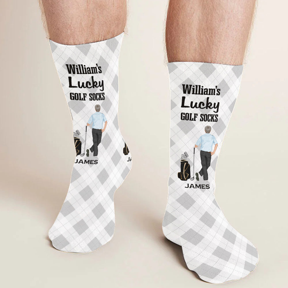 Glücksgolfsocken – Personalisierte Golfsocken