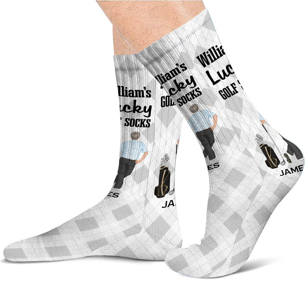 Glücksgolfsocken – Personalisierte Golfsocken