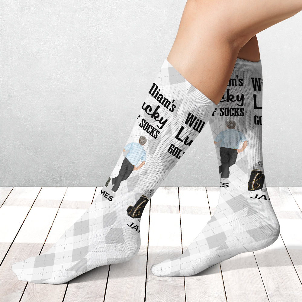 Glücksgolfsocken – Personalisierte Golfsocken