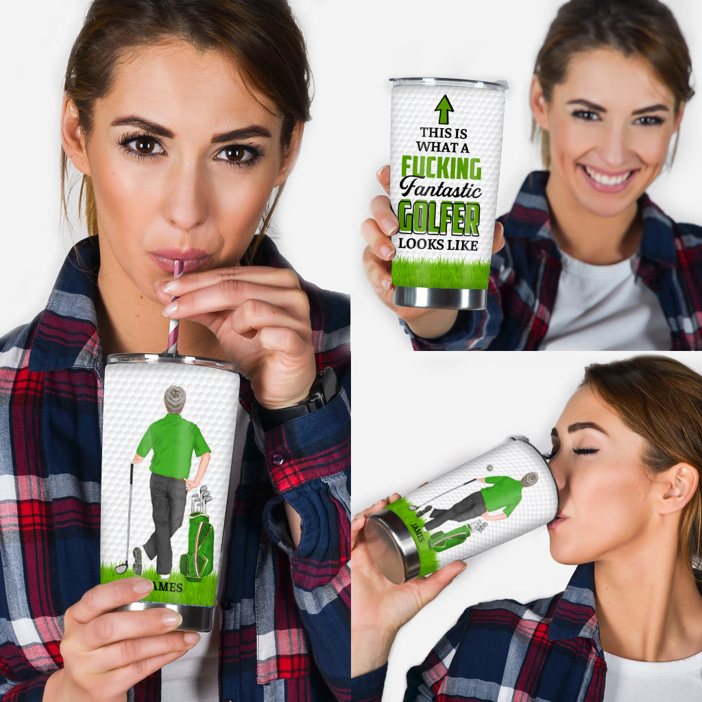 So sieht ein fantastischer Golfer aus – personalisierter Golfbecher