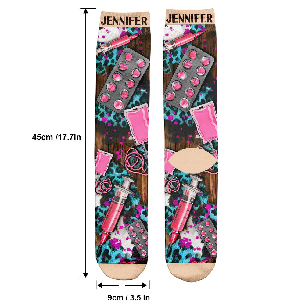 Nurse Life – Personalisierte Krankenschwestersocken