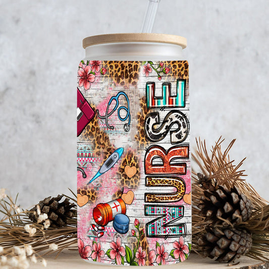 Nurse Life - Personalized Nurse Can Glass