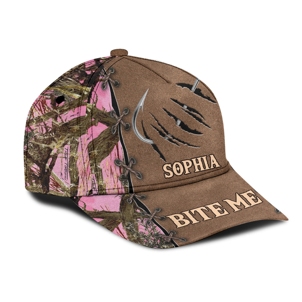 Fishing Girl - Personalized Fishing Classic Cap