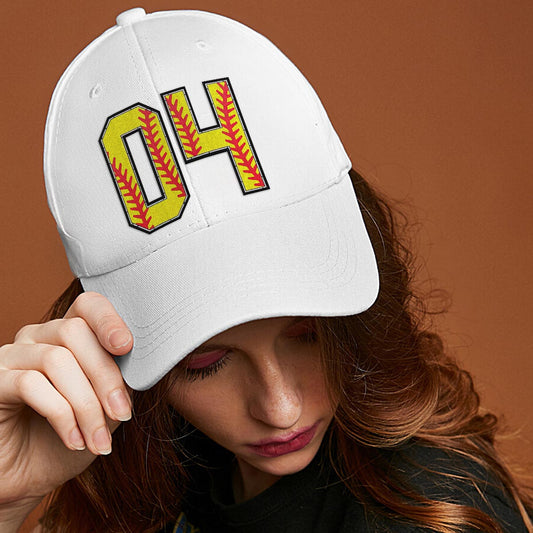 Baseball-Liebe – Personalisierte, bestickte Softball-Kappe im klassischen Stil