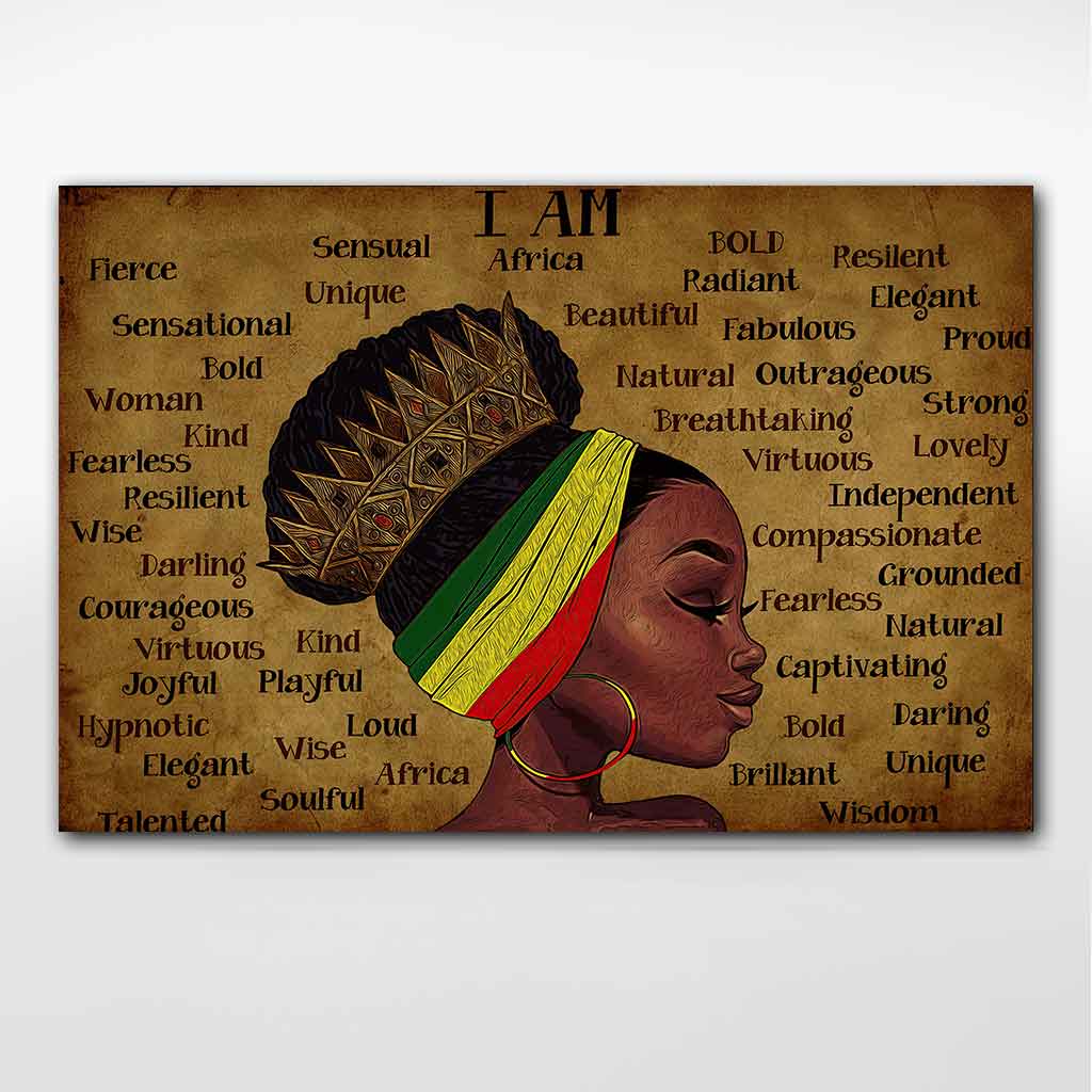 Schwarze Königin – Poster für Afroamerikanerinnen