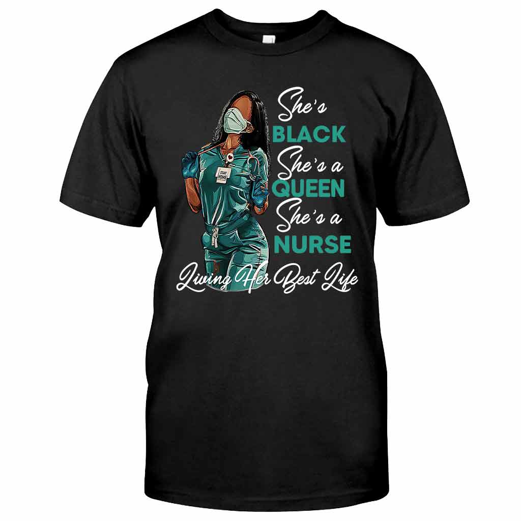 Black Queen – Personalisiertes T-Shirt und Hoodie für Afroamerikanerinnen 1121