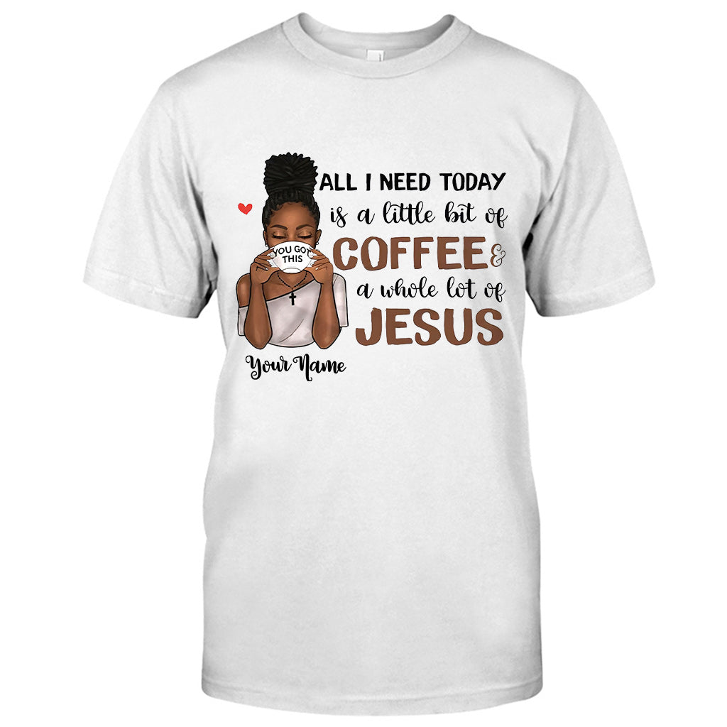 Alles, was ich heute brauche – Personalisiertes T-Shirt und Hoodie für Afroamerikaner 1121