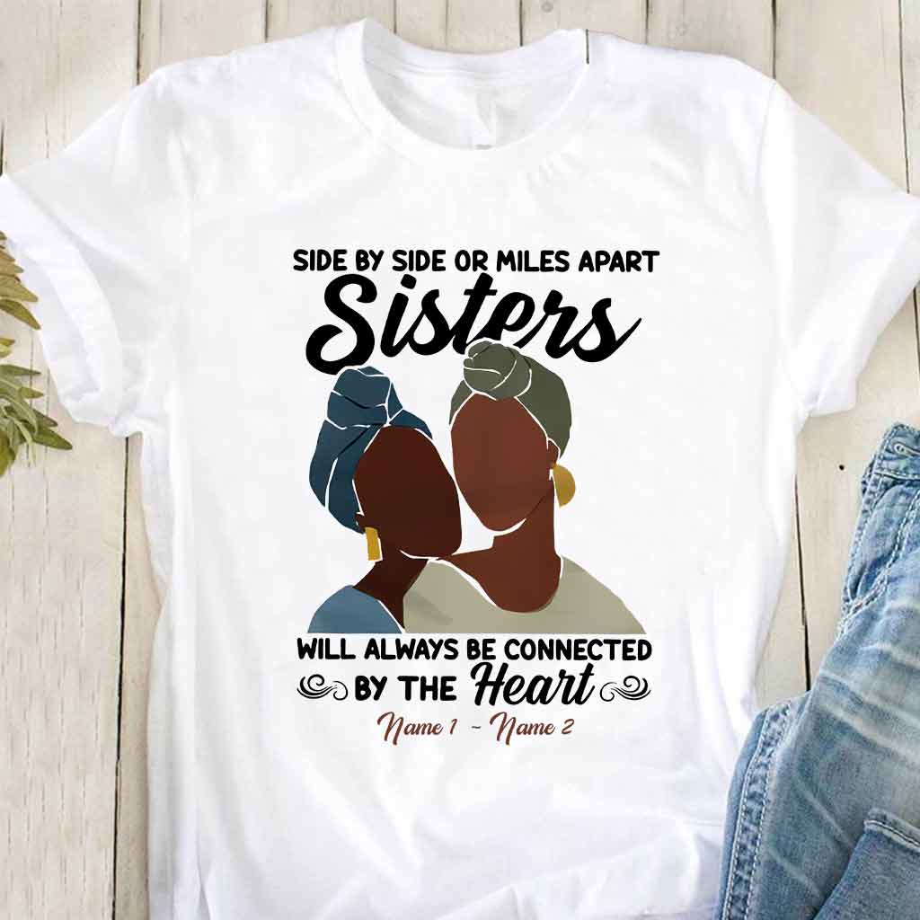 Schwestern – Personalisiertes T-Shirt und Hoodie für Afroamerikanerinnen 1121