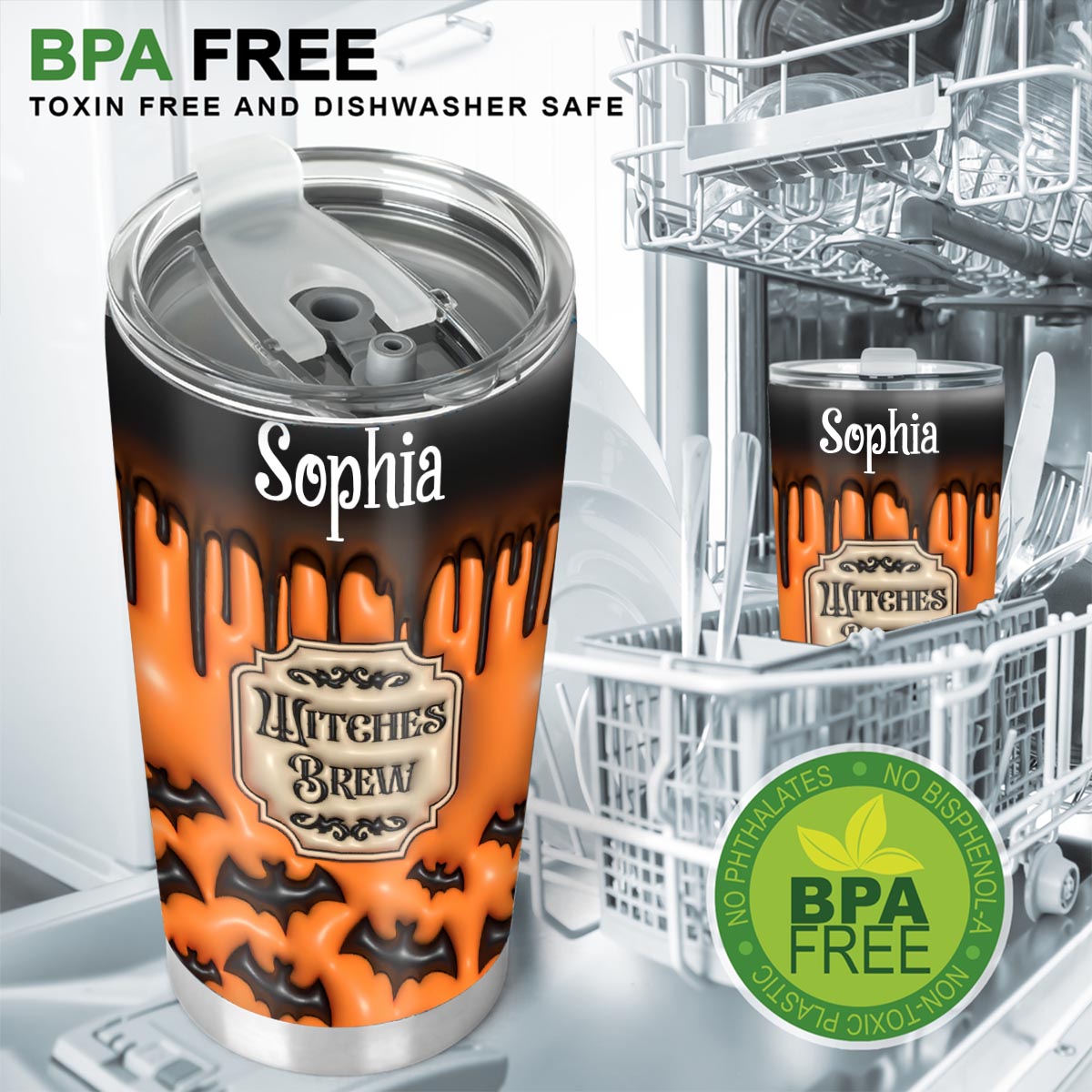 Witches Brew - Personalized Witch Tumbler