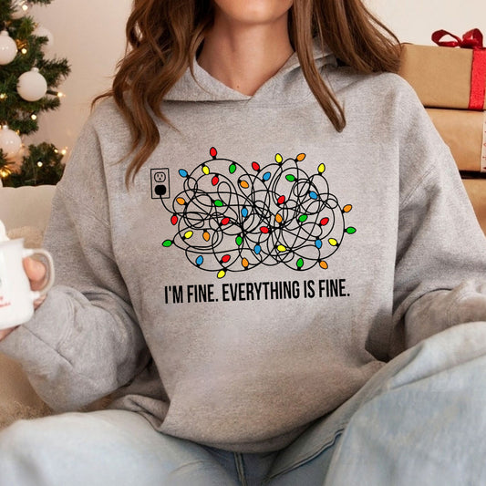 Mir geht's gut – Weihnachts-T-Shirt und Hoodie