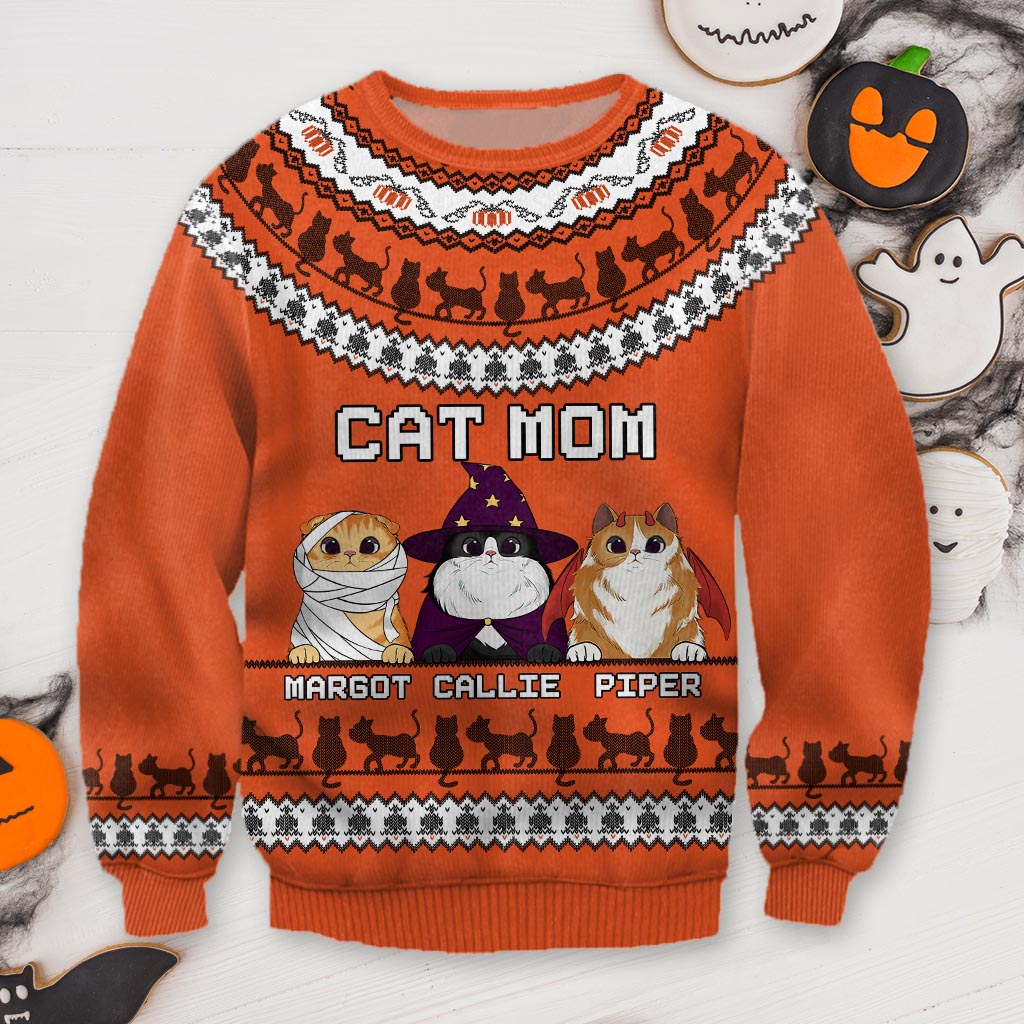 Maman Chat - Pull moche personnalisé pour chat