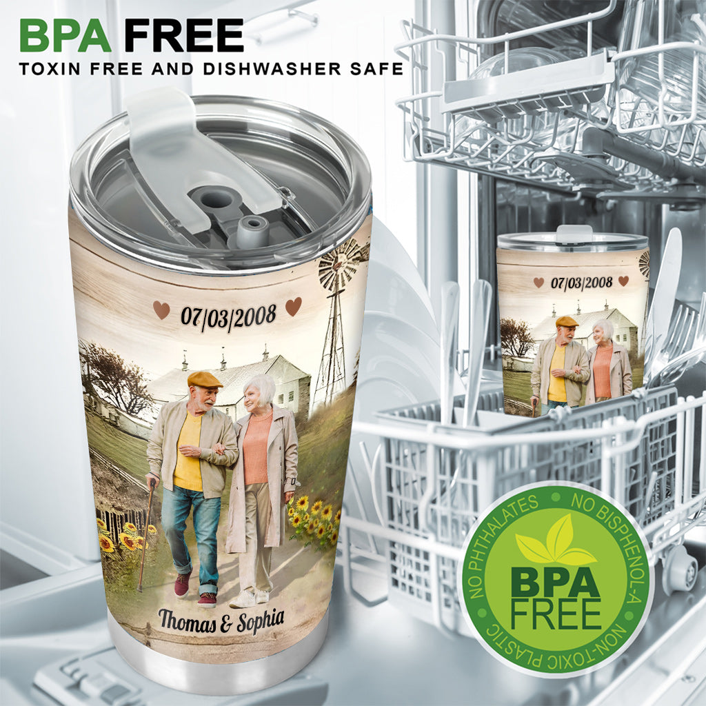 I Had You And You Had Me - Personalized Husband And Wife Tumbler