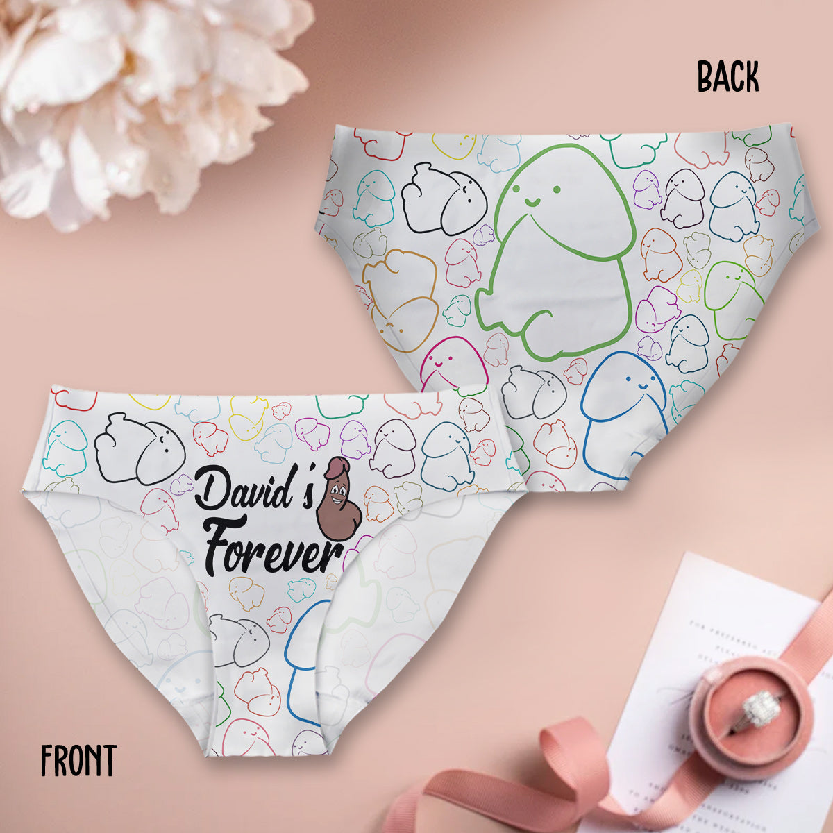 Only You - Personalized Couple Women Briefs