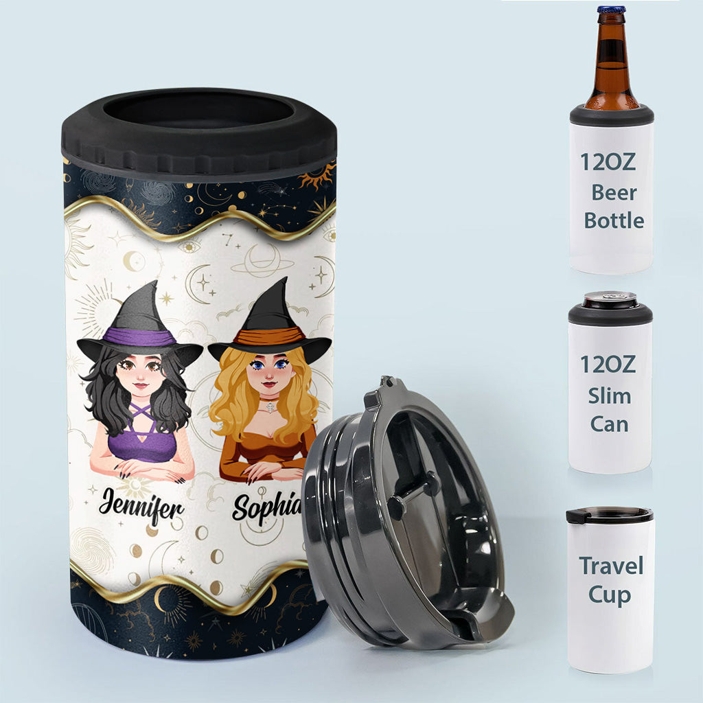 We're Not Sugar And Spice - Personalized Witch Can Cooler