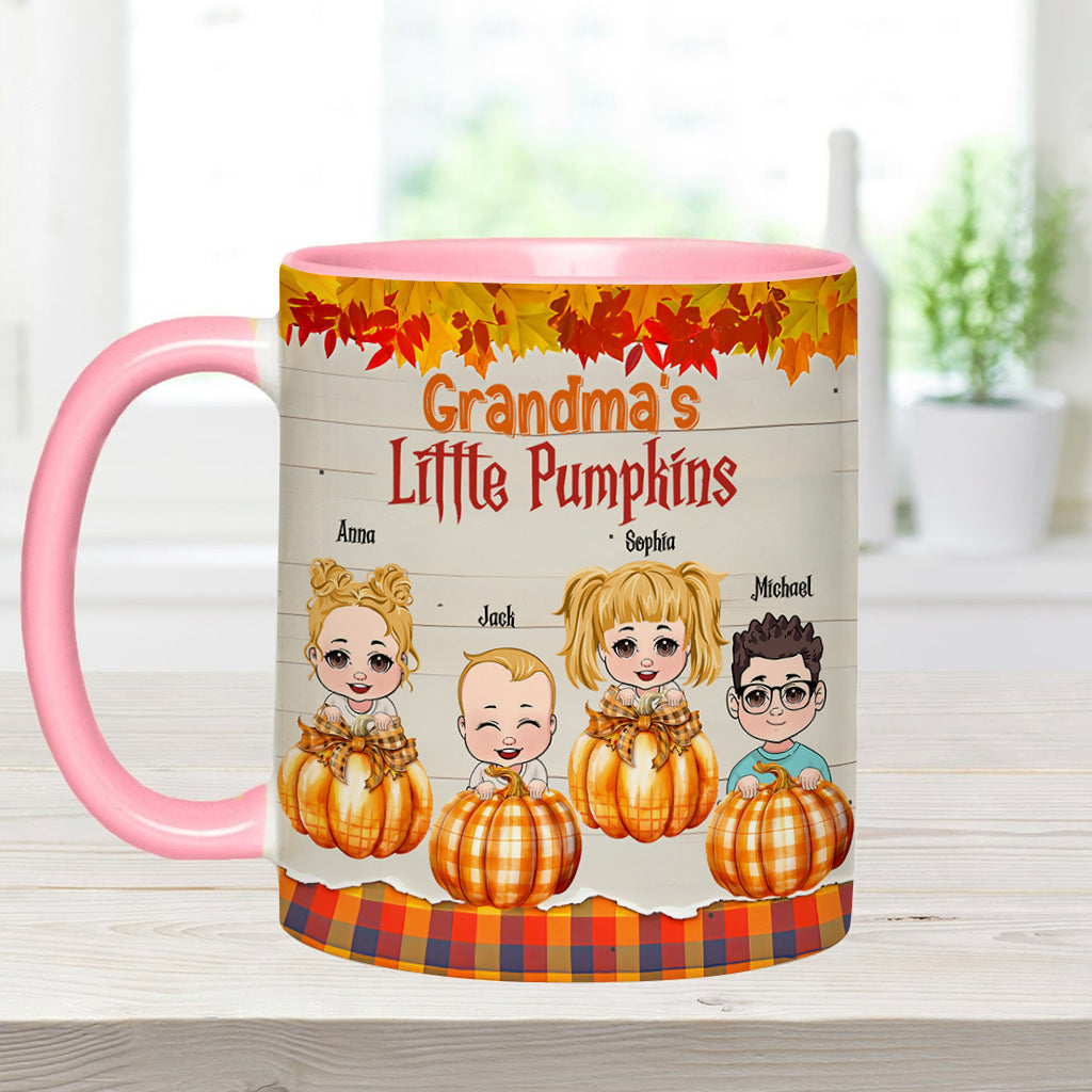 Les petites citrouilles de grand-mère - Mug personnalisé pour grand-mère