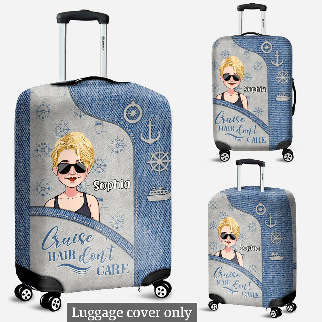 Cheveux de croisière, on s'en fiche ! - Housse de bagage personnalisée pour croisière