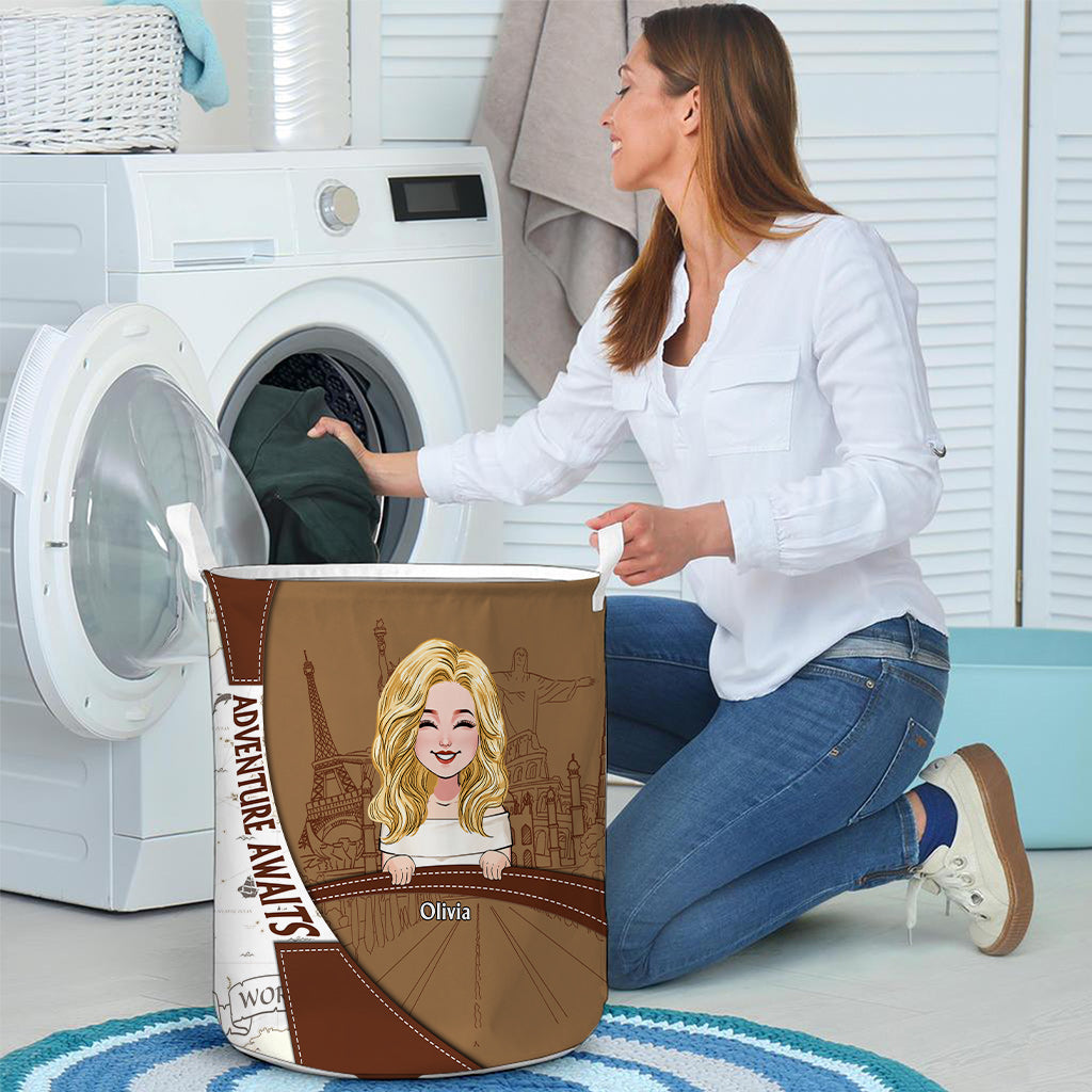 Adventure Awaits - Personalized Travelling Storage Basket